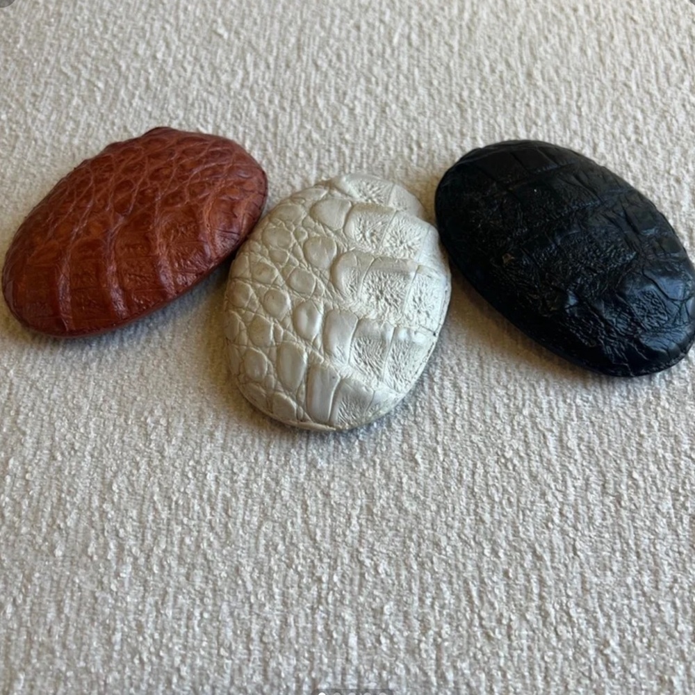 Genuine, gator, belt  buckles bundle